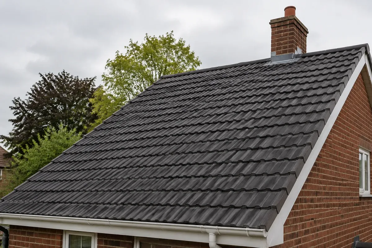 Illustrative tiled roof on a Milton Keynes-style home