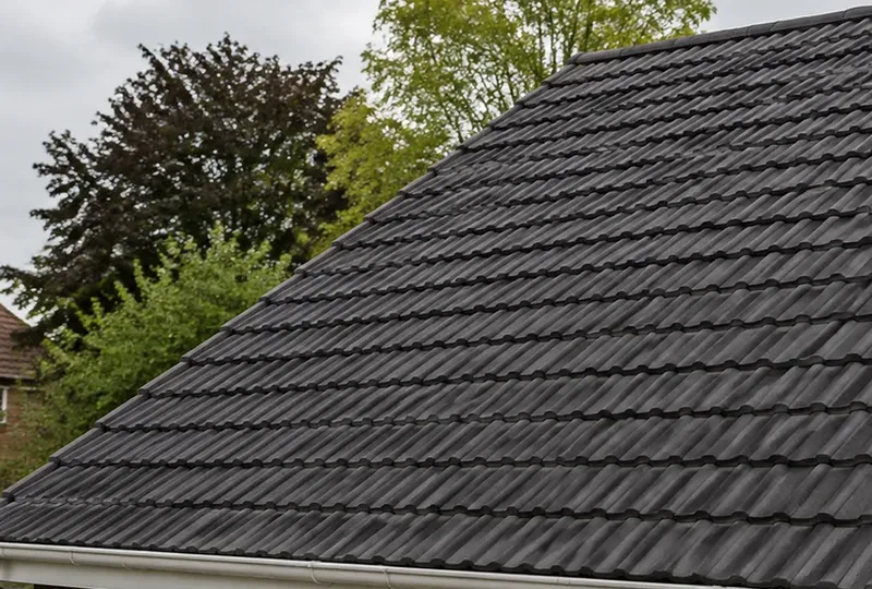 Illustrative roof surface detail