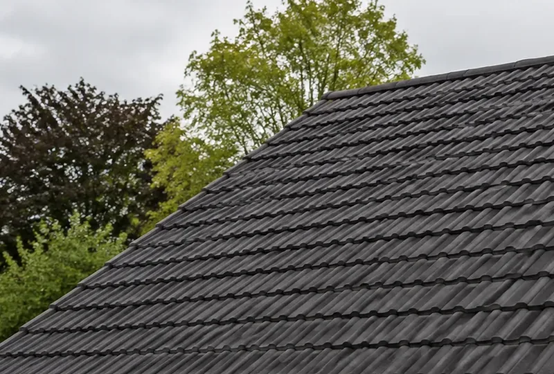 Illustrative roof tile detail